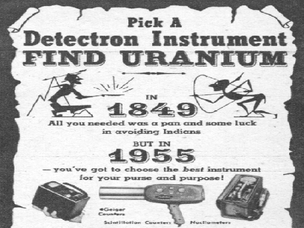 Toy Geiger Counter by Bell Products (1955-1956)