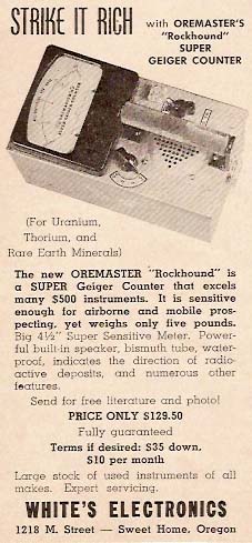 Super Sniffer Geiger Counter (early 1950s)